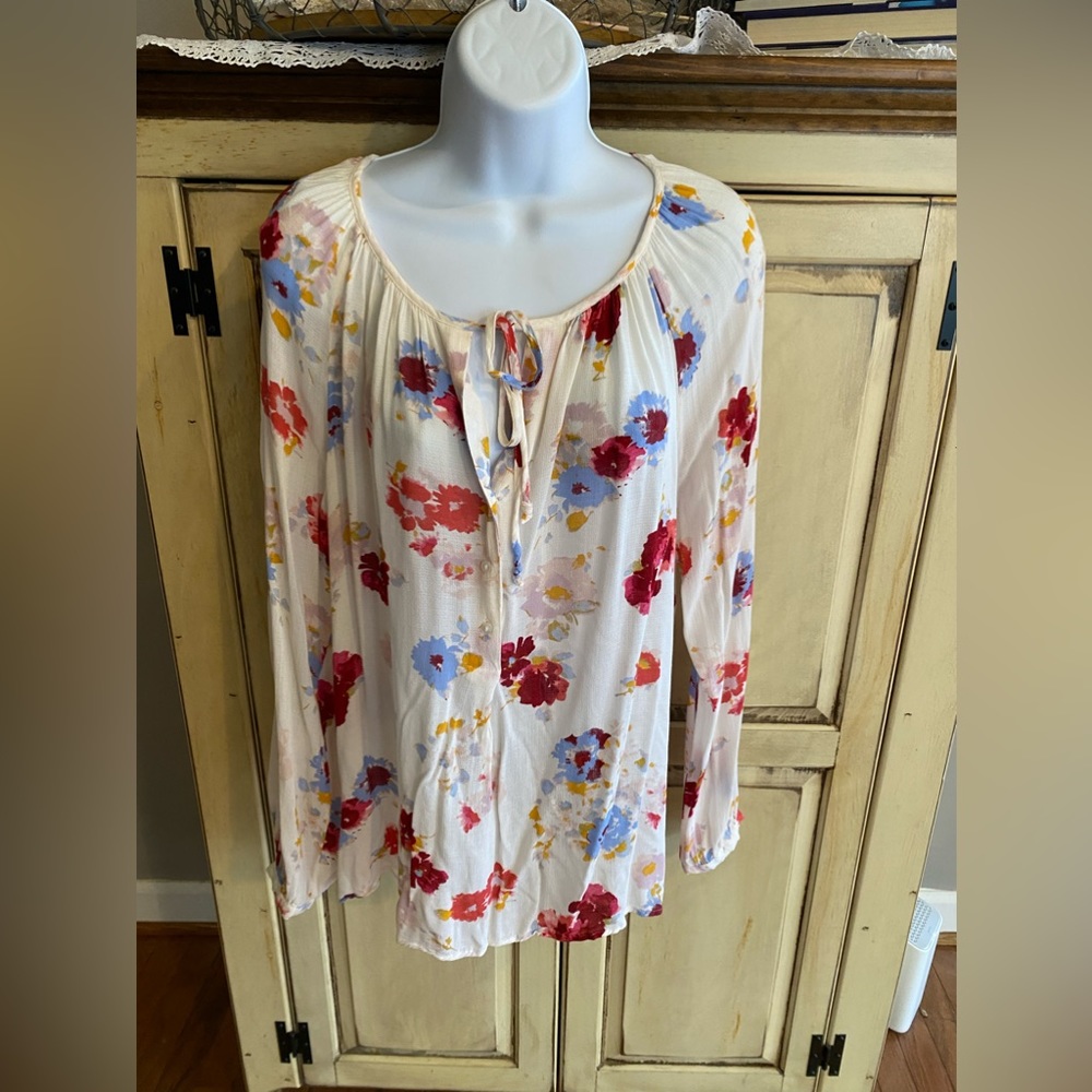 Lucky Brand Floral Blouse